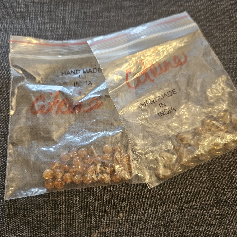 Citrine Bead Bundle Made In India